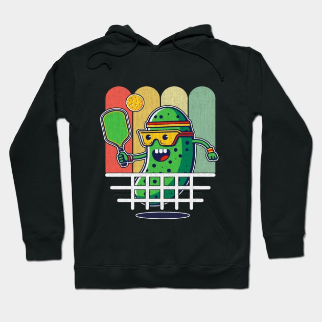 Pickle Playing Pickleball, Pickleball lover Hoodie by rhazi mode plagget